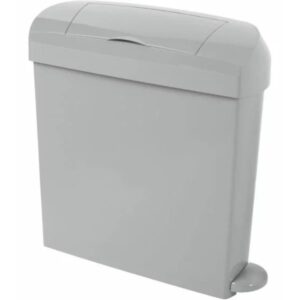 Pedal Operated Sanitary Bin - 23L - Grey