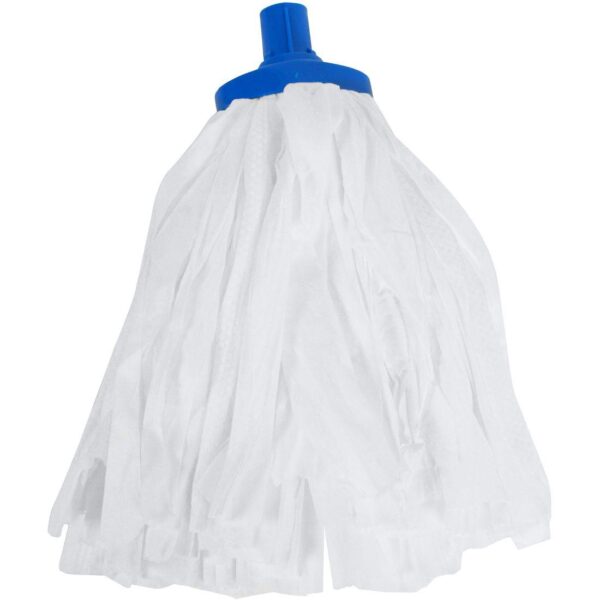 SS004-BL SYRSorb Socket Mop Head Cut End Mini Mop BLUE