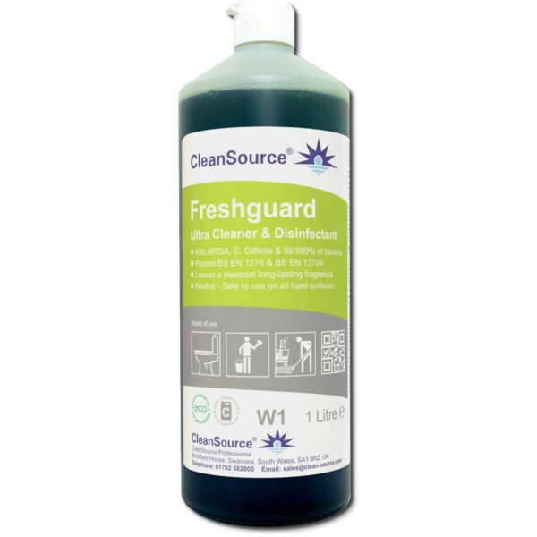 W1.1L CleanSource® FRESHGUARD Cleaner & Disinfectant-1L