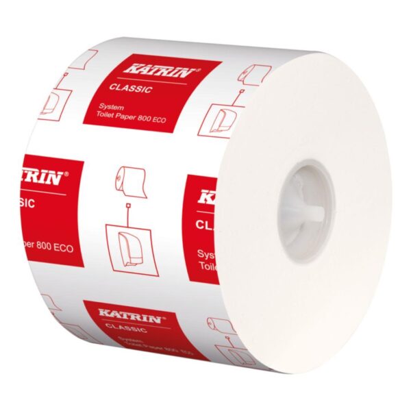 Katrin 2-Ply Eco System 800 Toilet Rolls (103424) (1x36)