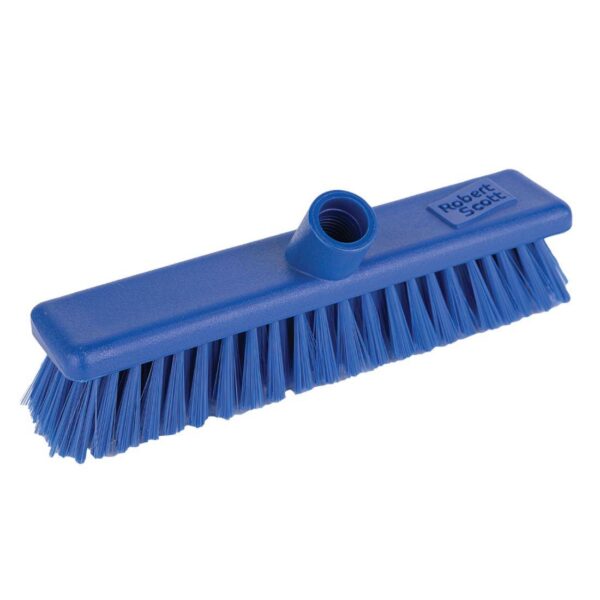 12" Stiff BLUE Hygiene Broom Head