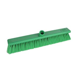 18" Soft GREEN Hygiene Broom Head
