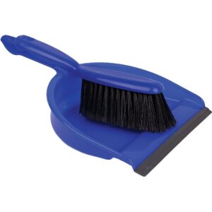 Blue Dustpan & Soft Brush Set - open