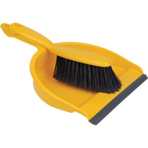 Yellow Dustpan & Soft Brush Set - open