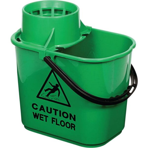 WQ15-GN 15L Professional Socket Mop Bucket - Green