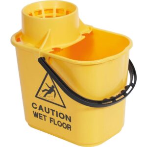 15L Professional Socket Mop Bucket - Yellow