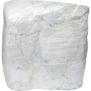 CleanSource® PREMIUM WHITE TOWELLING RAGS 5Kg